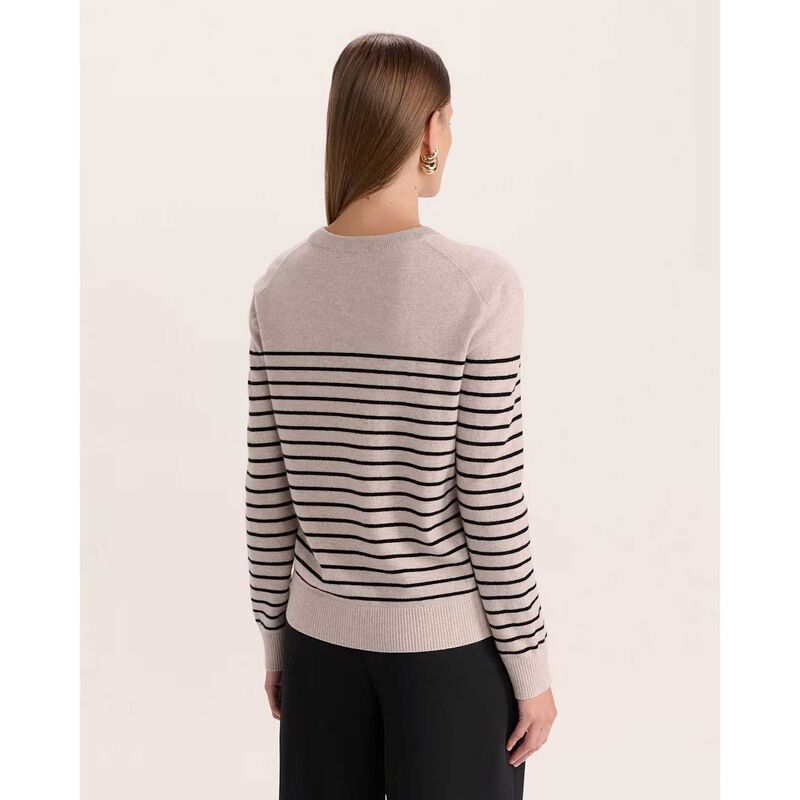 SABA SABA Nora Wool Cashmere Stripe Knit image number 5
